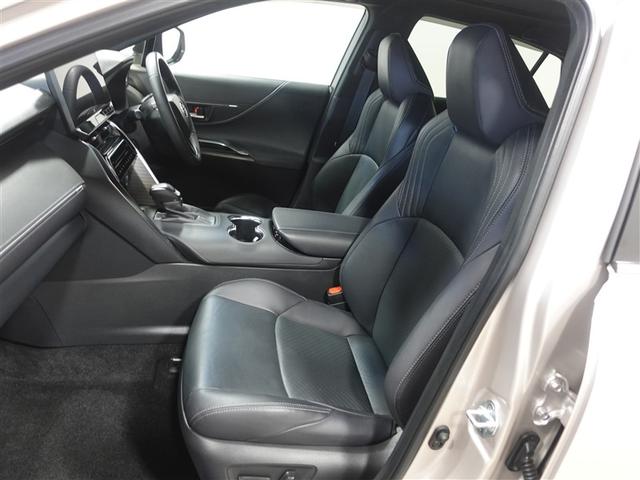 ハリアーハイブリッド Z レザーパッケージ 革シート サンルーフ フルセグ メモリーナビ ミュージックプレイヤー接続可 バックカメラ 衝突被害軽減システム ETC ドラレコ LEDヘッドランプ ワンオーナー フルエアロ 記録簿(6枚目)