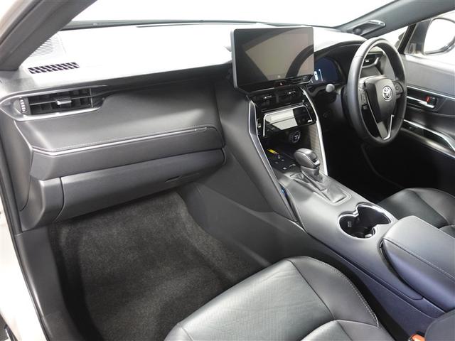 ハリアーハイブリッド Z レザーパッケージ 革シート サンルーフ フルセグ メモリーナビ ミュージックプレイヤー接続可 バックカメラ 衝突被害軽減システム ETC ドラレコ LEDヘッドランプ ワンオーナー フルエアロ 記録簿(9枚目)