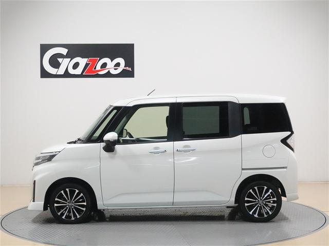 ルーミー カスタムG-T フルセグ メモリーナビ DVD再生 ミュージックプレイヤー接続可 後席モニター バックカメラ 衝突被害軽減システム ドラレコ 両側電動スライド LEDヘッドランプ ウオークスルー ワンオーナー 記録簿(3枚目)