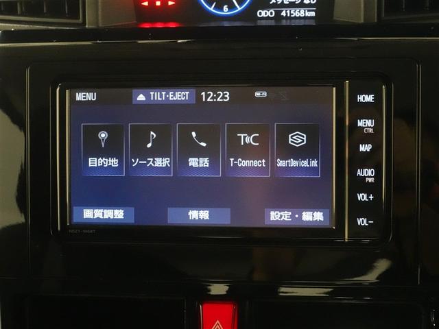 ルーミー カスタムG-T フルセグ メモリーナビ DVD再生 ミュージックプレイヤー接続可 後席モニター バックカメラ 衝突被害軽減システム ドラレコ 両側電動スライド LEDヘッドランプ ウオークスルー ワンオーナー 記録簿(13枚目)