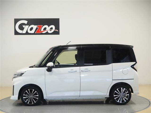 ルーミー カスタムG-T フルセグ メモリーナビ DVD再生 ミュージックプレイヤー接続可 バックカメラ 衝突被害軽減システム ETC ドラレコ 両側電動スライド LEDヘッドランプ ウオークスルー ワンオーナー 記録簿(3枚目)