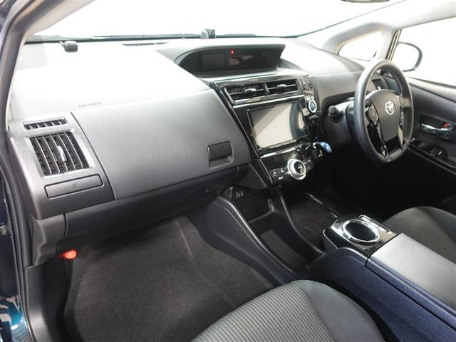 プリウスα S チューン ブラックII フルセグ メモリーナビ DVD再生 ミュージックプレイヤー接続可 バックカメラ 衝突被害軽減システム ETC ドラレコ LEDヘッドランプ ワンオーナー 記録簿(9枚目)