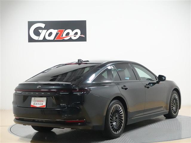 クラウン Z 革シート サンルーフ フルセグ メモリーナビ ミュージックプレイヤー接続可 バックカメラ 衝突被害軽減システム ETC ドラレコ LEDヘッドランプ ワンオーナー 記録簿(4枚目)