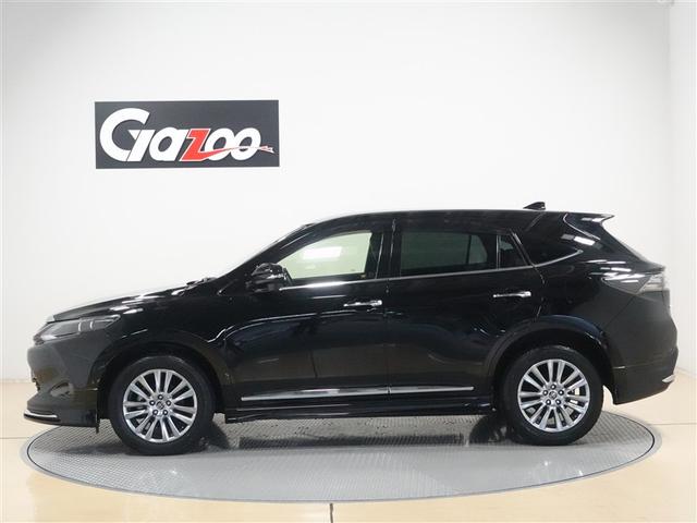 ハリアー プレミアム フルセグ メモリーナビ DVD再生 ミュージックプレイヤー接続可 バックカメラ 衝突被害軽減システム ETC ドラレコ LEDヘッドランプ ワンオーナー フルエアロ 記録簿 アイドリングストップ(3枚目)