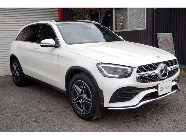 コンディション良好で、ＡＭＧライン・パノラマサンルーフ・ハーフレザーシート・ＬＥＤヘッド・純正ナビフルセグＴＶ・３６０°カメラなど装備のＧＬＣ２２０ｄ４マチックが入庫しました☆