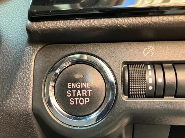 プッシュスタート　ボタンひとつでエンジンの始動・停止ができます！