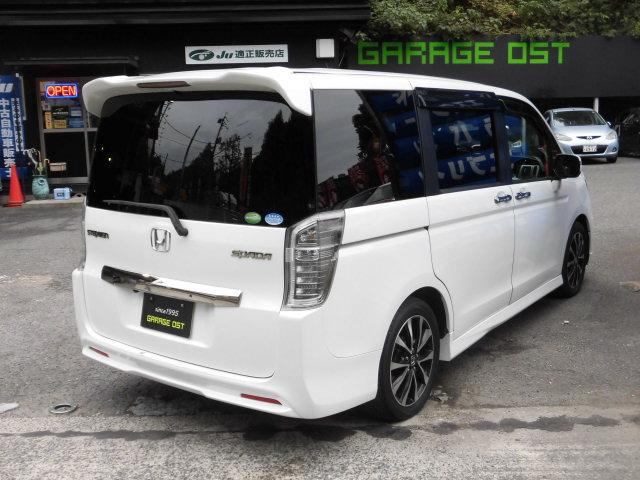 ステップワゴンスパーダ Z クールスピリット 全国ロング保証付 後期モデル 両側電動スライドドア 純正9インチナビ バックカメラ  Bluetooth フルセグTV ETC フリップダウンモニター オートライト ハーフレザーシート 禁煙車(4枚目)