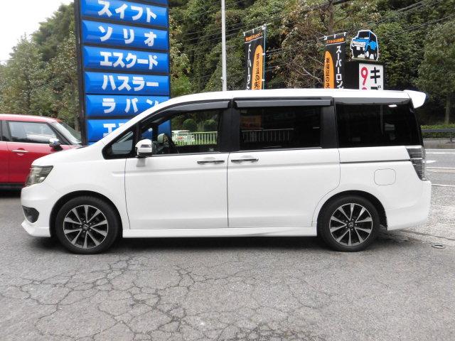 ステップワゴンスパーダ Z クールスピリット 全国ロング保証付 後期モデル 両側電動スライドドア 純正9インチナビ バックカメラ  Bluetooth フルセグTV ETC フリップダウンモニター オートライト ハーフレザーシート 禁煙車(5枚目)