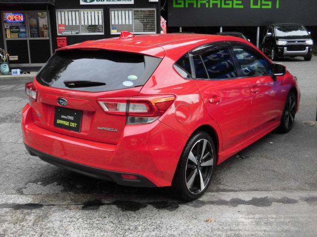 インプレッサスポーツ ２．０ｉ－Ｓアイサイト　４ＷＤ　全国ロング保証付　衝突被害軽減システム　純正８インチナビ　フルセグＴＶ　バックカメラ　Ｂｌｕｅｔｏｏｔｈ　アダプティブクルーズコントロール　電動シート　ＳＩドライブ　ＥＴＣ　禁煙車（4枚目）