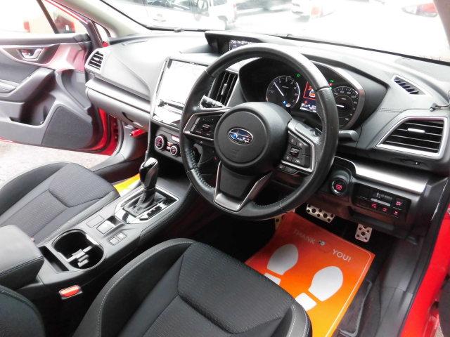 インプレッサスポーツ ２．０ｉ－Ｓアイサイト　４ＷＤ　全国ロング保証付　衝突被害軽減システム　純正８インチナビ　フルセグＴＶ　バックカメラ　Ｂｌｕｅｔｏｏｔｈ　アダプティブクルーズコントロール　電動シート　ＳＩドライブ　ＥＴＣ　禁煙車（7枚目）