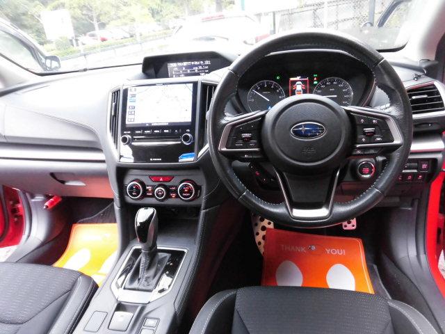 インプレッサスポーツ ２．０ｉ－Ｓアイサイト　４ＷＤ　全国ロング保証付　衝突被害軽減システム　純正８インチナビ　フルセグＴＶ　バックカメラ　Ｂｌｕｅｔｏｏｔｈ　アダプティブクルーズコントロール　電動シート　ＳＩドライブ　ＥＴＣ　禁煙車（8枚目）