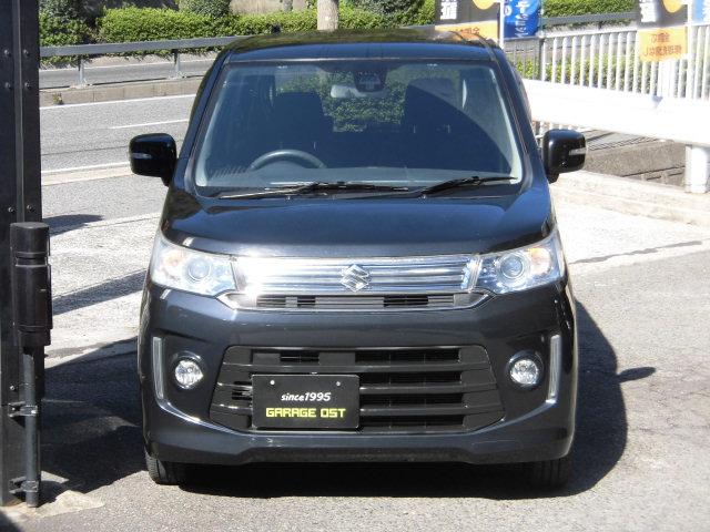 ワゴンRスティングレー X レーダーブレーキサポート S-エネチャージ 社外ナビ フルセグTV Bluetooth DVD再生 ミュージックサーバー シートヒーター オートライト HIDヘッドライト アイドリングストップ(2枚目)