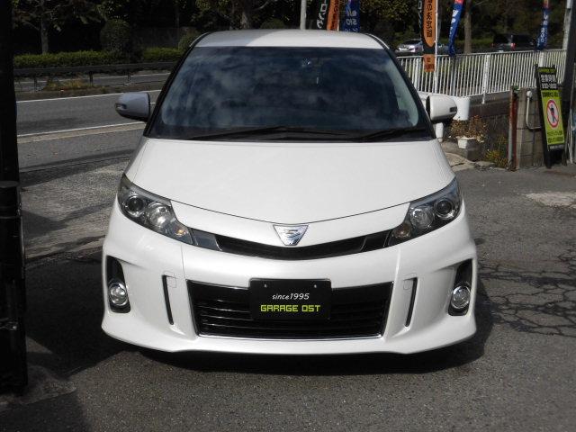 エスティマ アエラス 全国ロング保証付 後期モデル 両側電動スライドドア 純正8インチナビ フルセグTV Bluetooth バックカメラ フリップダウンモニター クルーズコントロール ドライブレコーダー オートライト(2枚目)