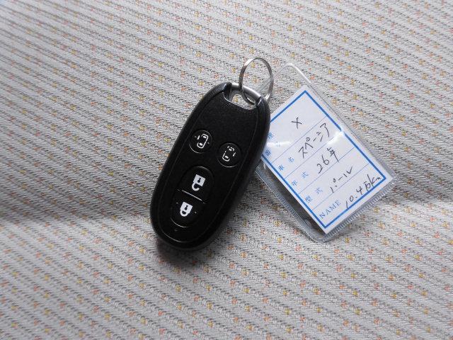 スペーシア X レーダーブレーキサポート 両側電動スライドドア 社外ナビ 地デジTV Bluetooth DVD再生 USB接続 360°ドライブレコーダー スマートキー 横滑り防止装置 ETC 禁煙車(14枚目)