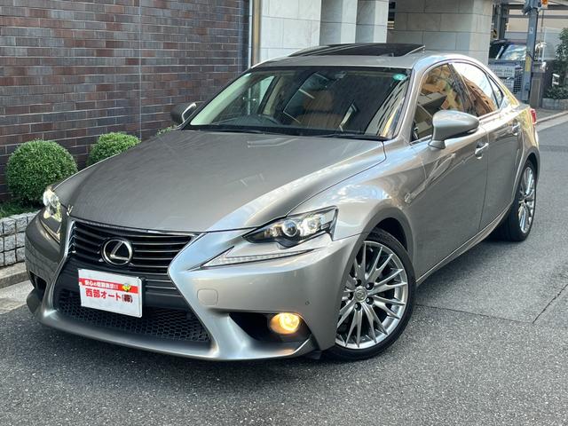 ＩＳ ＩＳ２５０　バージョンＬ　サンルーフ　タンレザー　フロントシートヒーター＆ベンチレーター　ＬＥＤヘッドランプ　純正ナビＴＶ　バックモニター（2枚目）