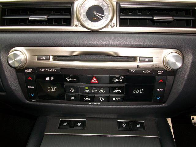 ＧＳ ＧＳ３５０　Ｆスポーツ　前後後期仕様　純正ＨＤＤナビ　Ｂｌｕｅｔｏｏｔｈ　地デジ　Ｂカメラ　エアーシート車　サンルーフ　ＴＲＤエアロ　ローダウン　１９インチアルミ　ＴＲＤマフラー　スマートキー　ＧＯＯ鑑定（20枚目）