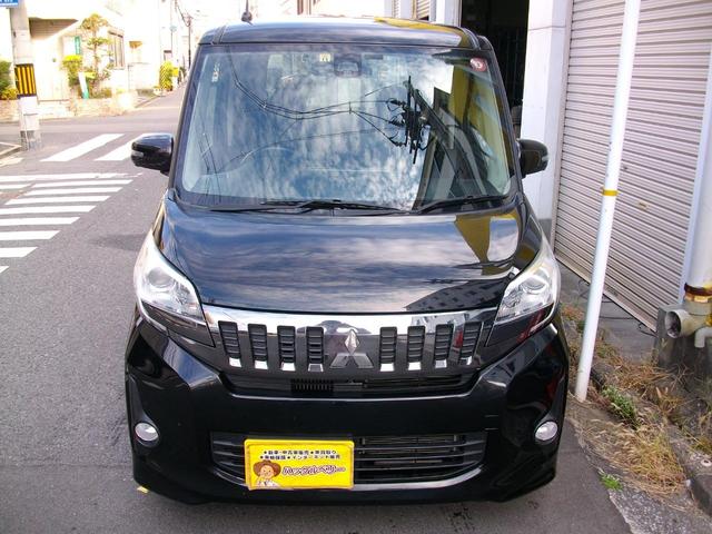 カスタムT e-アシスト ターボ車 アラウンドビュー搭載 ブレーキアシスト 地デジ内蔵ナビ Bluetooth付 ETC スマートキー車 両側電動ライドドア 純正HIDライト GOO鑑定車(8枚目)