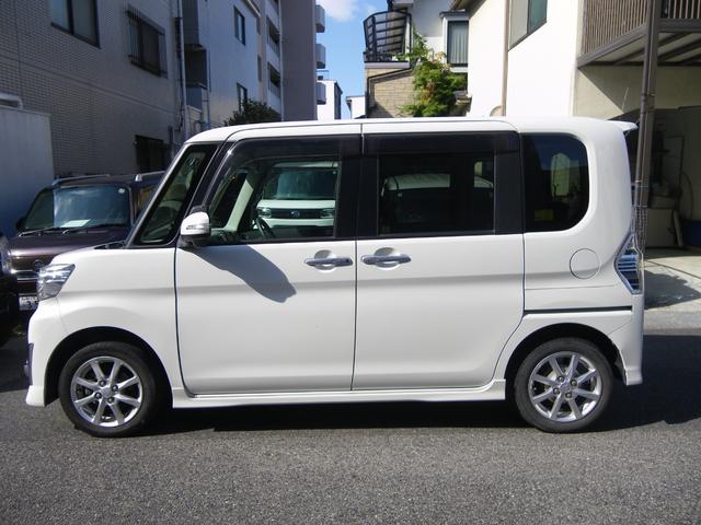 タント カスタムX SA Tベルチェーン スマートキー ETC 社外ナビ ドラレコ アイドリングストップ 両側電動スライドドア LEDライト オートライト ベンチシート 純正14アルミ GOO鑑定(8枚目)