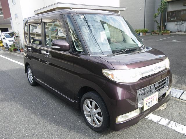 タント カスタムＸリミテッド　Ｔベルチェーン　スマートキー　純正オーディオ　左電動スライドドア　ＨＩＤライト　フォグランプ　電動格納ミラー　パワーウィンドウ　ベンチシート　オートエアコン　純正１４アルミ　ＧＯＯ鑑定（3枚目）