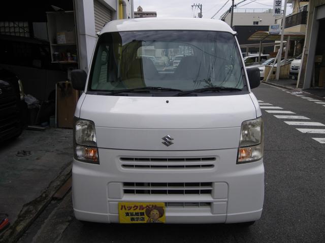 エブリイ PA Tベルチェーン 純正オーディオ ハイルーフ 5速MT フルフラット 12インチ GOO鑑定(2枚目)