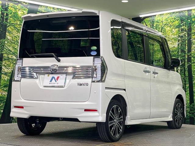 タント カスタムRS トップエディションSAIII 両側電動ドア 純正SDナビ 全周囲カメラ 衝突被害軽減システム 禁煙車 ハーフレザーシート シートヒーター ドラレコ スマートキー LEDヘッド ナビ連動ETC オートライト オートエアコン(18枚目)