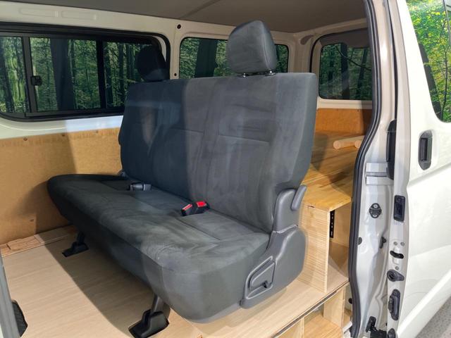 ハイエースバン ロングジャストローDX SDナビ フルセグ バックカメラ ETC エアコン キーレスキー プライバシーガラス パワーウィンドウ 盗難防止装置(38枚目)