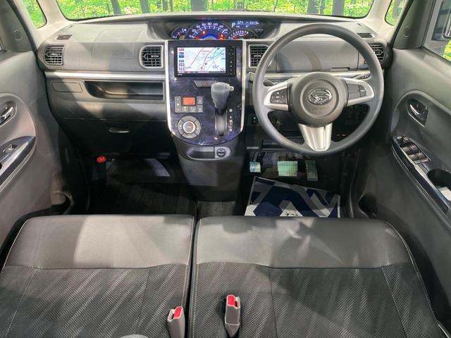 タント カスタムＸ　トップエディションＳＡＩＩＩ　禁煙車　衝突安全軽減システム　ナビ　半革シート　両側電動スライドドア　ＬＥＤヘッドライト　フルセグ　スマートキー　ドライブレコーダー　バックカメラ　ＥＴＣ　ＡＵＴＯエアコン　シートヒーター（2枚目）