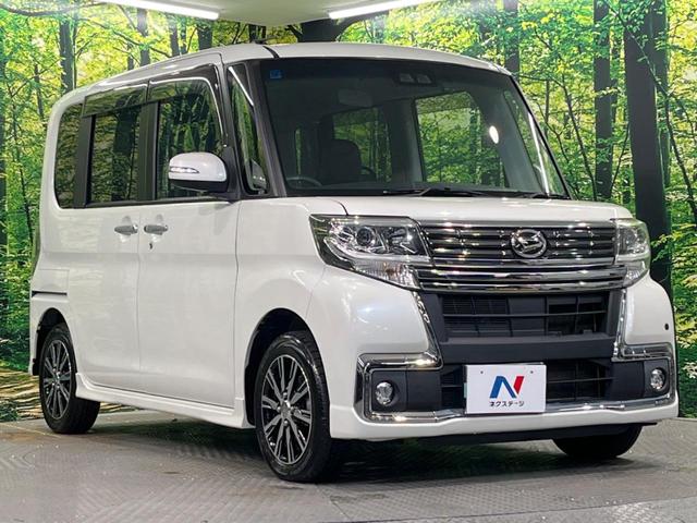 タント カスタムＸ　トップエディションＳＡＩＩＩ　禁煙車　衝突安全軽減システム　ナビ　半革シート　両側電動スライドドア　ＬＥＤヘッドライト　フルセグ　スマートキー　ドライブレコーダー　バックカメラ　ＥＴＣ　ＡＵＴＯエアコン　シートヒーター（17枚目）