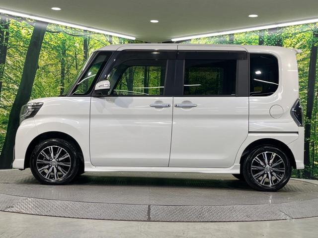 タント カスタムＸ　トップエディションＳＡＩＩＩ　禁煙車　衝突安全軽減システム　ナビ　半革シート　両側電動スライドドア　ＬＥＤヘッドライト　フルセグ　スマートキー　ドライブレコーダー　バックカメラ　ＥＴＣ　ＡＵＴＯエアコン　シートヒーター（24枚目）