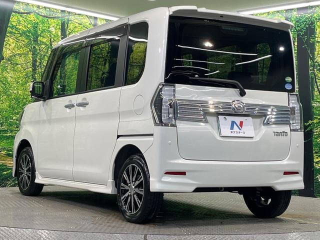 タント カスタムＸ　トップエディションＳＡＩＩＩ　禁煙車　衝突安全軽減システム　ナビ　半革シート　両側電動スライドドア　ＬＥＤヘッドライト　フルセグ　スマートキー　ドライブレコーダー　バックカメラ　ＥＴＣ　ＡＵＴＯエアコン　シートヒーター（25枚目）