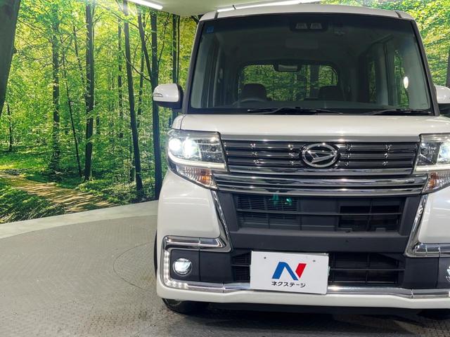 タント カスタムＸ　トップエディションＳＡＩＩＩ　禁煙車　衝突安全軽減システム　ナビ　半革シート　両側電動スライドドア　ＬＥＤヘッドライト　フルセグ　スマートキー　ドライブレコーダー　バックカメラ　ＥＴＣ　ＡＵＴＯエアコン　シートヒーター（27枚目）