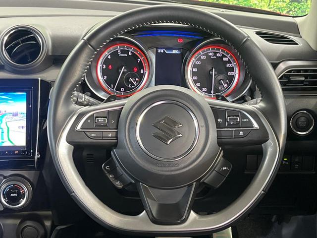 スイフト ハイブリッドRS SDナビ 衝突被害軽減システム レーダークルーズ 禁煙車 シートヒーター スマートキー LEDヘッド オートライト オートエアコン 純正16インチアルミ Bluetooth CD DVD再生(12枚目)