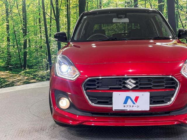 スイフト ハイブリッドRS SDナビ 衝突被害軽減システム レーダークルーズ 禁煙車 シートヒーター スマートキー LEDヘッド オートライト オートエアコン 純正16インチアルミ Bluetooth CD DVD再生(13枚目)