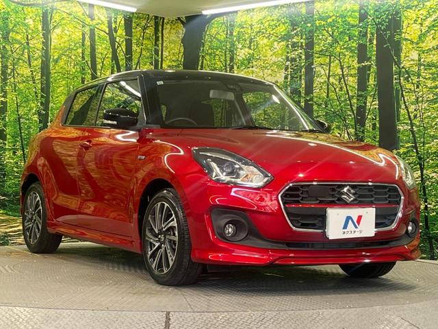 スイフト ハイブリッドRS SDナビ 衝突被害軽減システム レーダークルーズ 禁煙車 シートヒーター スマートキー LEDヘッド オートライト オートエアコン 純正16インチアルミ Bluetooth CD DVD再生(17枚目)