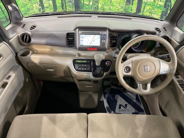 N-BOX G・Lパッケージ 電動スライドドア 禁煙車 スマートキー オートエアコン DVD再生 地デジ 電動格納ミラー ETC 衝突安全ボディ 盗難防止システム プライバシーガラス ドアバイザー 横滑り防止装置(2枚目)