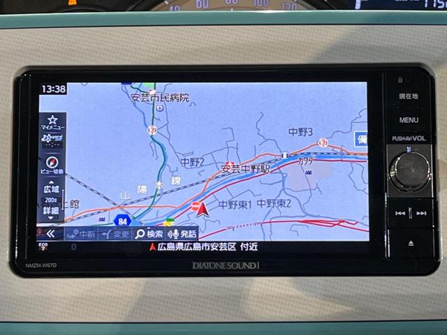 ムーヴキャンバス Ｇメイクアップ　ＳＡＩＩ　両側電動ドア　ＳＤナビ　バックカメラ　衝突被害軽減システム　禁煙車　スマートキー　ＬＥＤヘッド　ビルトインＥＴＣ　オートライト　デュアルエアコン　Ｂｌｕｅｔｏｏｔｈ　ＤＶＤ再生　フルセグ（3枚目）