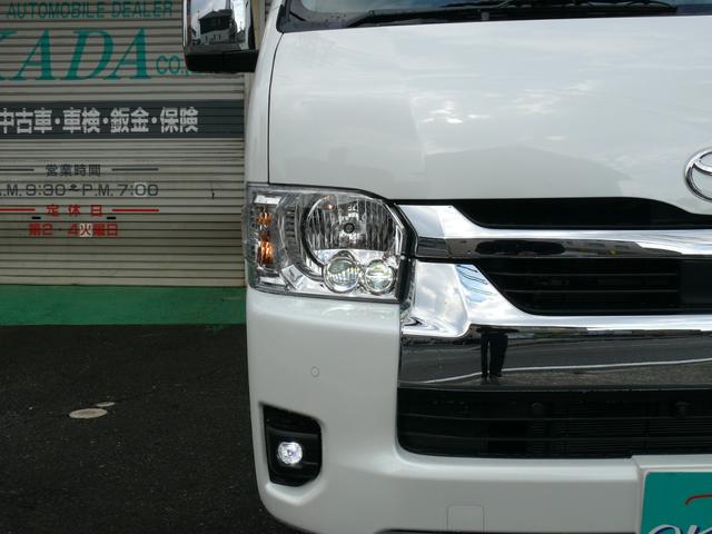 ハイエースワゴン GL 登録済未使用車 10人乗 トヨタセイフティセンス パノラミックビューモニター デジタルインナーミラー パワースライドドア LEDライト パーキングサポートB ヒルスタートアシスト ISO 100V電源(18枚目)
