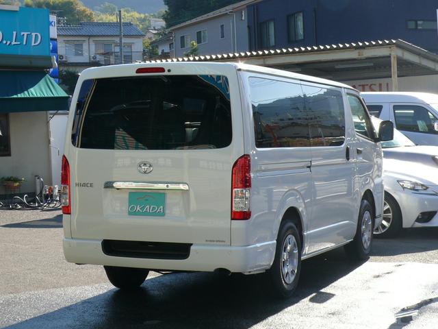 ハイエースバン ロングDX GLパッケージ 登録済未使用車 トヨタセイフティセンス LEDライト パノラミックビューモニター プライバシーレーンキープアシスト オートハイビーム クリアランスソナー プライバシーガラス 助手席エアバック 100V(29枚目)