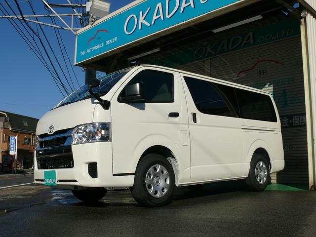 ハイエースバン ロングDX GLパッケージ 登録済未使用車 トヨタセイフティセンス LEDライト パノラミックビューモニター プライバシーレーンキープアシスト オートハイビーム クリアランスソナー プライバシーガラス 助手席エアバック 100V(30枚目)