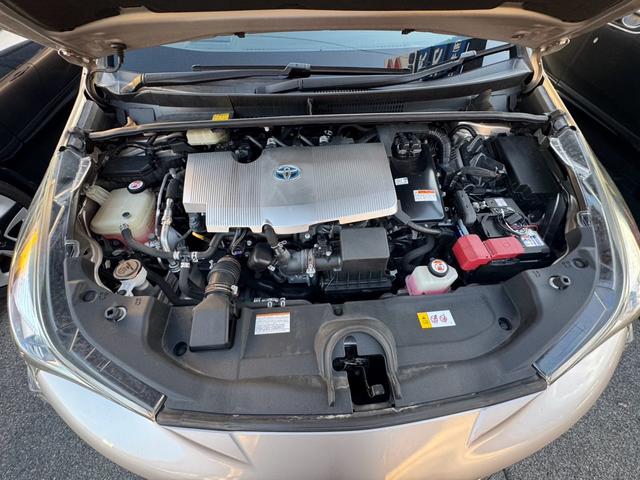 プリウス Sセーフティプラス フルエアロ 衝突被害軽減システム レーンアシスト ETC ナビ バックカメラ フルセグTV Bluetooth CD DVD LEDヘッドライト コーナーセンサー クルコン オートエアコン AW(39枚目)