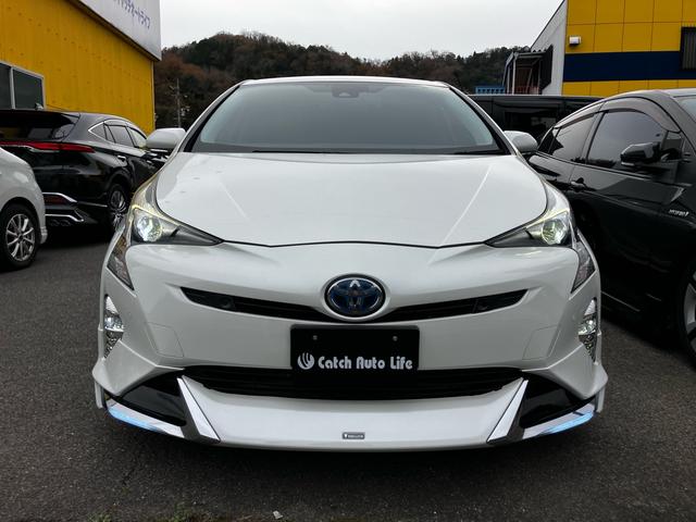 プリウス Aツーリングセレクション モデリスタエアロ 衝突被害軽減システム レーンアシスト ETC 前後ドラレコ ETC ナビ バックカメラ フルセグTV Bluetooth CD DVD LEDヘッドライト AW17インチ(32枚目)