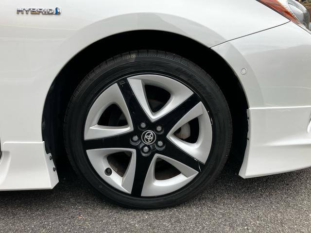 プリウス Aツーリングセレクション モデリスタエアロ 衝突被害軽減システム レーンアシスト ETC 前後ドラレコ ETC ナビ バックカメラ フルセグTV Bluetooth CD DVD LEDヘッドライト AW17インチ(35枚目)