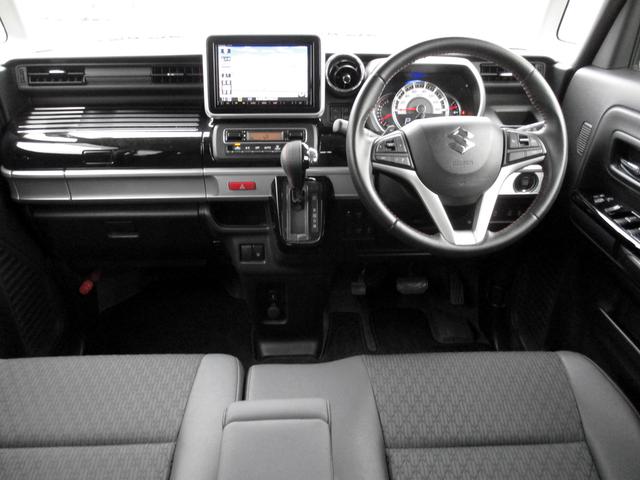 スペーシアカスタム ハイブリッドＸＳターボ　スズキセーフティサポート　全方位モニター用カメラ装着車　純正８型フルセグＭナビ　両側ＰＳドア　ＬＥＤオートライト　ハーフソフトレザーシート　革巻きステア＆パドルシフト　ビルトインＥＴＣ　ワンオーナー車（6枚目）