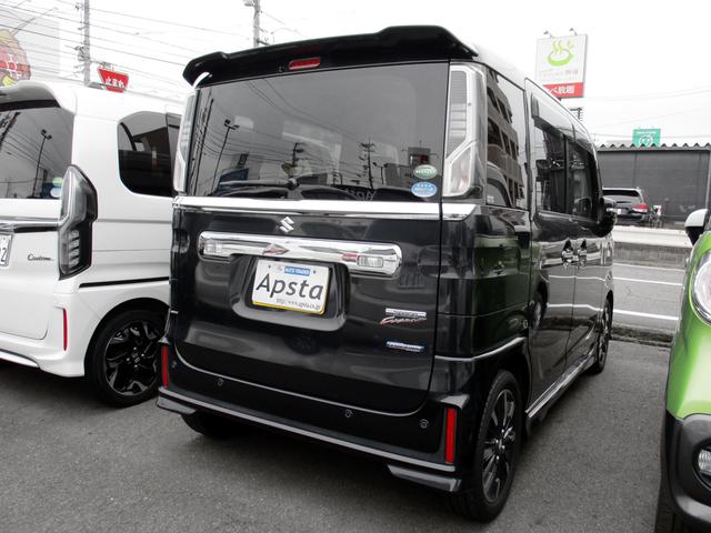 スペーシアカスタム ハイブリッドＸＳターボ　スズキセーフティサポート　全方位モニター用カメラ装着車　純正８型フルセグＭナビ　両側ＰＳドア　ＬＥＤオートライト　ハーフソフトレザーシート　革巻きステア＆パドルシフト　ビルトインＥＴＣ　ワンオーナー車（12枚目）