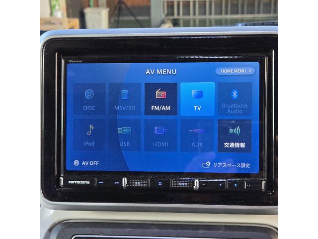 スペーシア ハイブリッドX 4WD MINI純正15インチアルミ ローダウン エンジンスターター クラッチオメッシュシートカバー ガラスフィルム貼り LEDヘッドライト&フォグ FJクラフトフロアマット 8インチナビ ETC(23枚目)