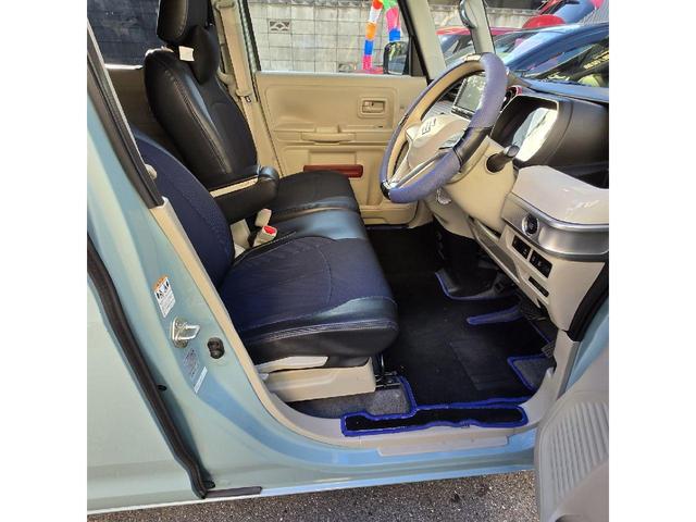 スペーシア ハイブリッドX 4WD MINI純正15インチアルミ ローダウン エンジンスターター クラッチオメッシュシートカバー ガラスフィルム貼り LEDヘッドライト&フォグ FJクラフトフロアマット 8インチナビ ETC(31枚目)