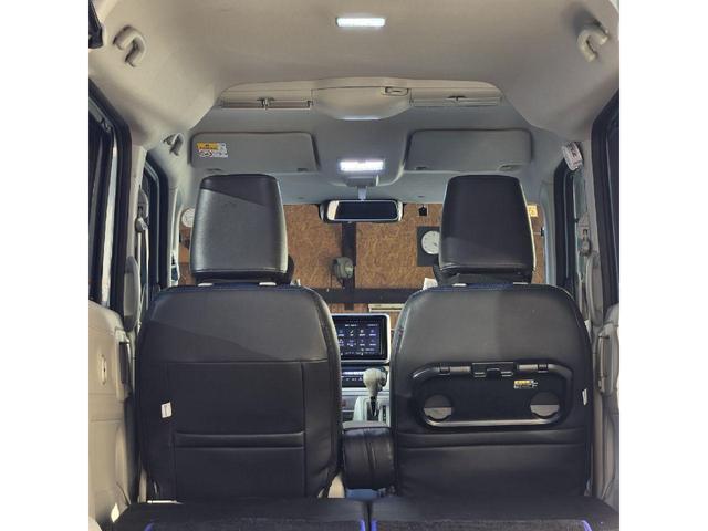 スペーシア ハイブリッドX 4WD MINI純正15インチアルミ ローダウン エンジンスターター クラッチオメッシュシートカバー ガラスフィルム貼り LEDヘッドライト&フォグ FJクラフトフロアマット 8インチナビ ETC(43枚目)