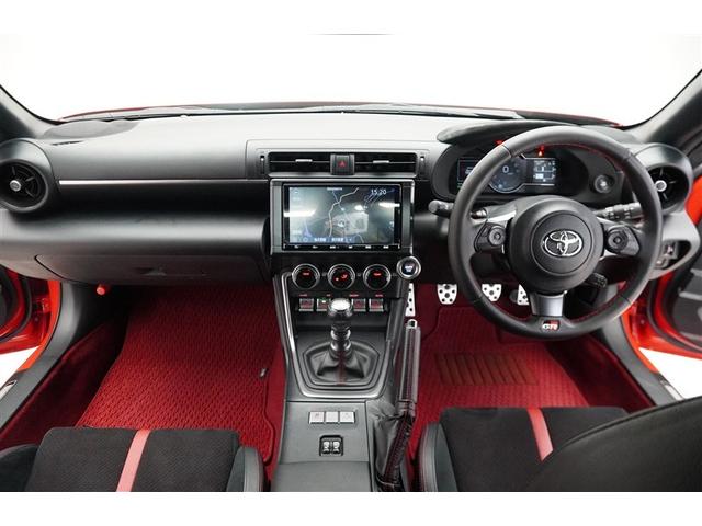 GR86 RZ デモカー ナビ・テレビ Bモニタ 1オーナー LEDヘッド ハーフレザーシート エアロ イモビ キーフリ オートエアコン パワーステアリング アルミホイール デュアルエアバッグ ETC ABS DSC(6枚目)