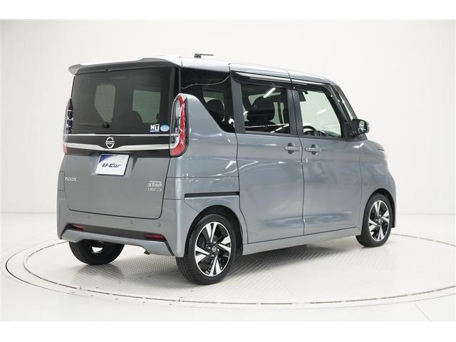 ルークス ハイウェイスター　Ｇターボ　助手席エアバッグ　アイドリングストップ機能　ＤＶＤ再生　両側電動スライドドア　地デジ　クルコン　横滑り防止装置　インテリキ－　ベンチシート　１オーナー　ＬＥＤヘッドランプ　ＥＴＣ　ドライブレコーダー（3枚目）