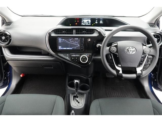 アクア Ｓスタイルブラック　運転席助手席エアバック　セキュリティアラーム　バックモニタ　スマートエントリー　横滑防止　ＡＵＸ接続　ＴＶナビ　Ｄレコ　地デジＴＶ　ＬＥＤ　アルミホイール　ＰＷ　ＡＢＳ　エアコン　運転席エアバック（4枚目）